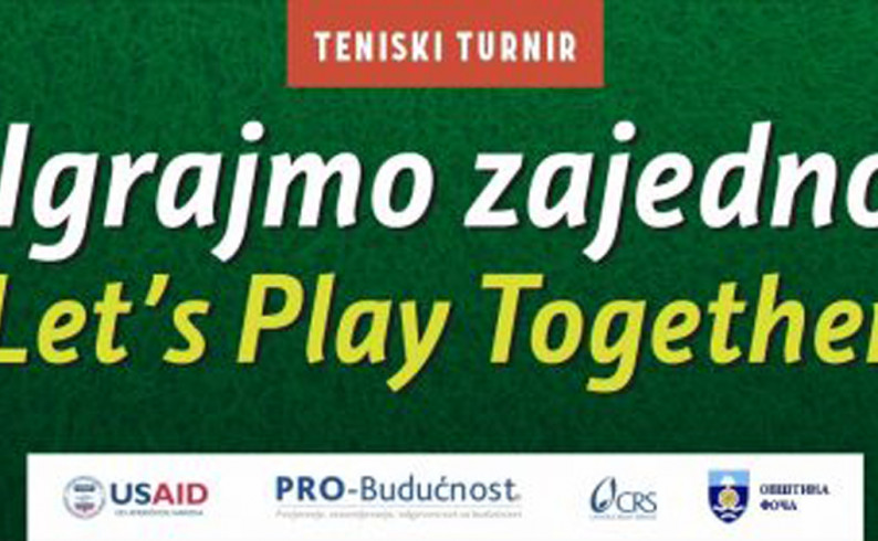 U petak i subotu teniski turnir “Igrajmo zajedno”