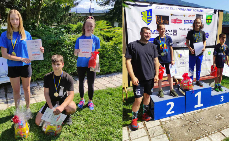 Četiri medalje za fočanske atletičare u Goraždu