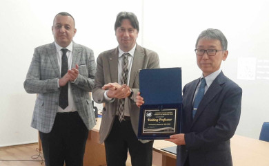 Uspostavljena saradnja sa Univerzitetom Akita u Japanu - dekanu Habučiju počasno zvanje gostujućeg profesora