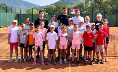 Dječiji "Foča open"- promocija "bijelog sporta" i škole tenisa