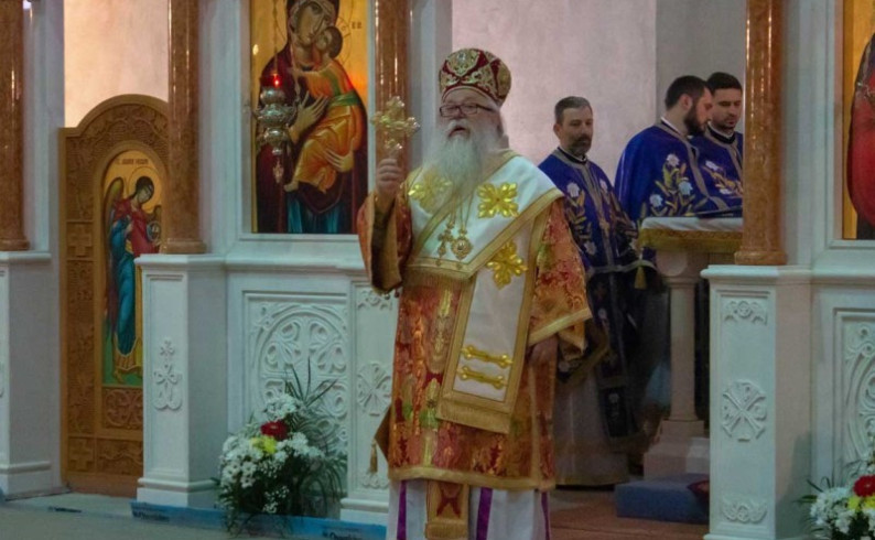 Hram Svetog Save: Mitropolit Hrizostom služi Liturgiju prethodno osvećenih darova