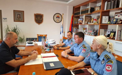 Saradnja policije i opštine Višegrad s ciljem očuvanja povoljnog bezbjednosnog ambijenta tokom MOSI