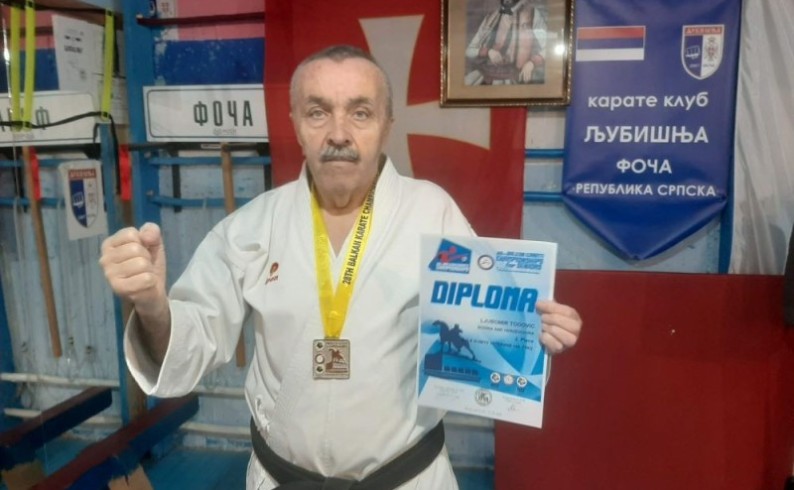 LJubomir Todović osvojio srebro na 28. Balkanskom prvenstvu u karateu