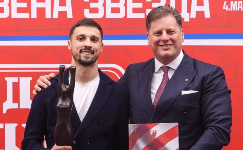 Rade Krunić najbolji sportista SD "Crvena zvezda"