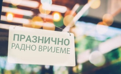 Radno vrijeme za praznike u maju